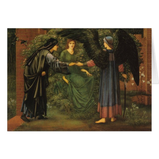 "Le coeur du rose", par Edward Burne-Jones (Devant horizontal)