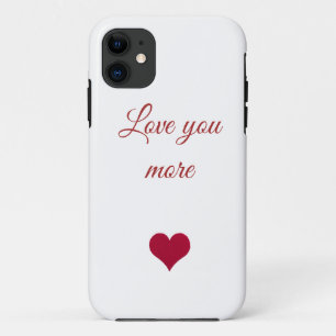 Le coeur rouge vous aime plus iPhone / coque ipad