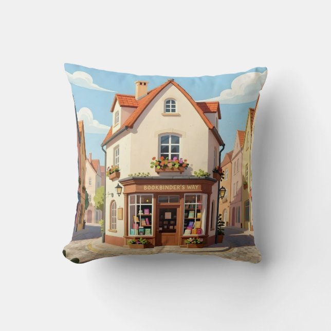 Le coin de lecture – Coussin décoratif pour niche  (Recto)