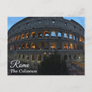 Le Colisée, Rome, Italie au Crépuscule - Carte pos