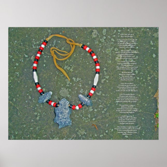 Le Collier - Une affiche de leçons d'histoire (Devant)