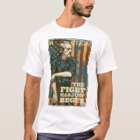 Le combat de Ron Paul a juste commencé le T-shirt