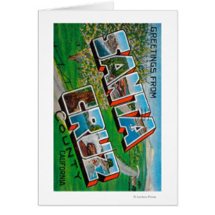 Le comté de Santa Cruz, la Californie