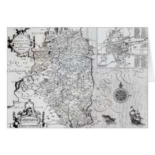 Le comté du Leinster avec la ville de Dublin