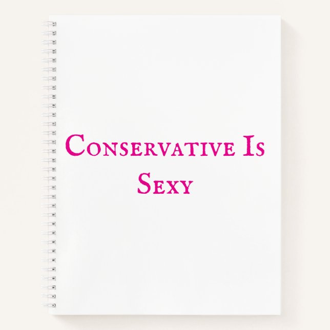 Le conservateur est un Carnet sexy (Devant)