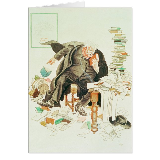 Le contour de la bande dessinée satirique de (Devant)