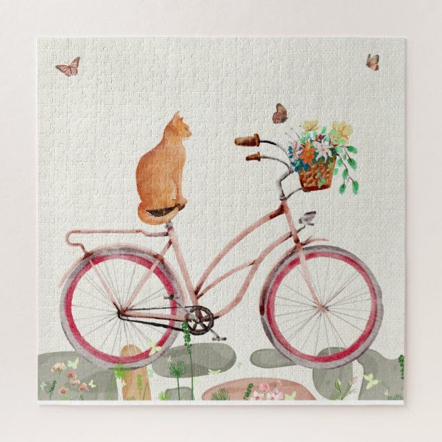 Le Conversation à Vélo Puzzle (Vertical)