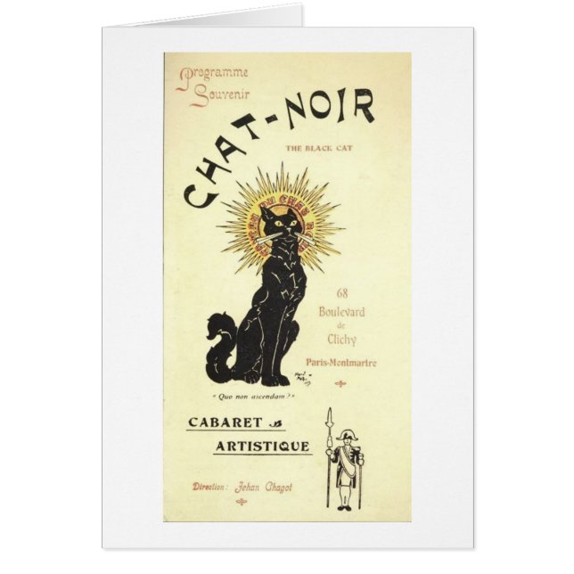 Le Conversation Noir Le Chat Noir (Devant)