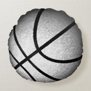 Le cool a poli le coussin rond de basket-ball de