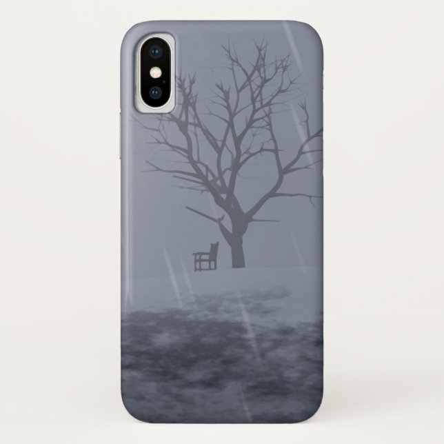 Le coque iphone-Mate de l'hiver (Dos)