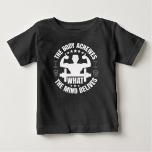 le corps réalise ce que l'esprit aime tshirt