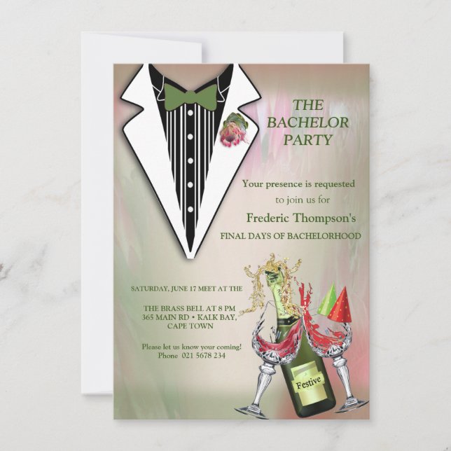 Le Corse de Tuxedo du roi Protea (Devant)