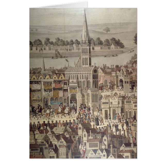 Le cortège de couronnement du Roi Edouard VI (Devant)