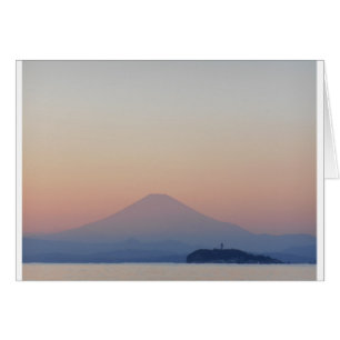 Le coucher de soleil du Mont Fuji
