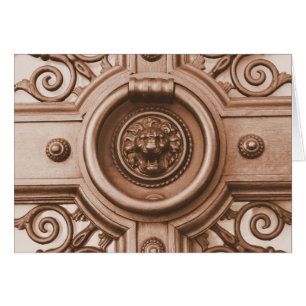 Le coup et lui seront ouverts - carte d'écriture