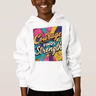 Le Courage Trouve La Force Du T-shirt Design (Zazz
