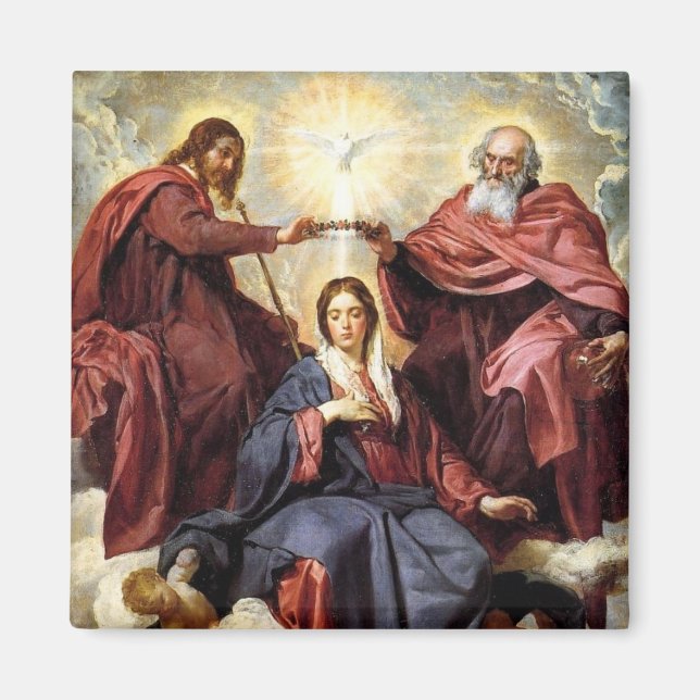 Le couronnement de la Vierge Marie Magnet (Devant)