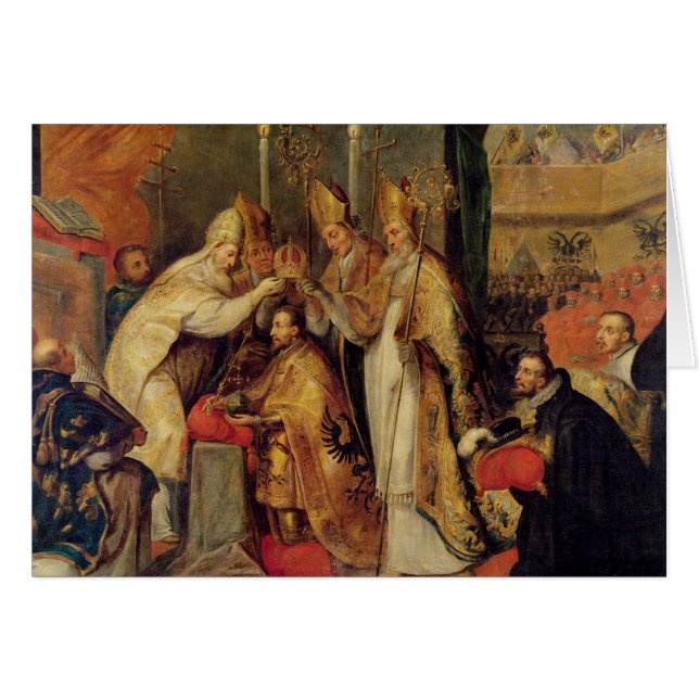 Le couronnement de l'empereur romain saint de (Devant horizontal)