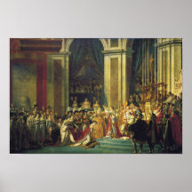 Le couronnement de Napoléon par David - Poster