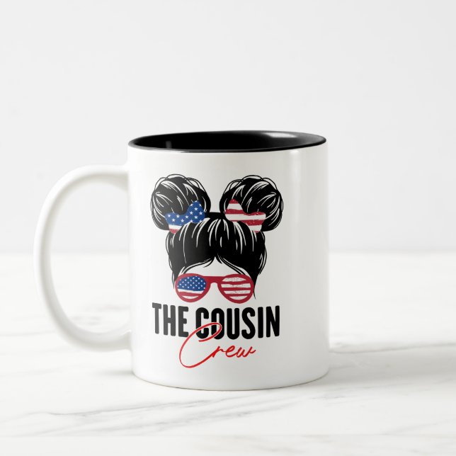 Le Cousin Crew nous Messy Bun Mug (Gauche)
