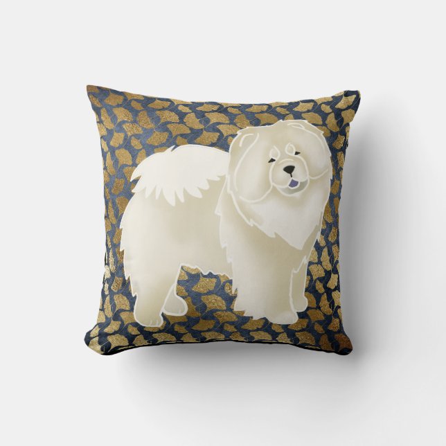 Le coussin crème de bouffe de GINKGO - choisissez (Recto)