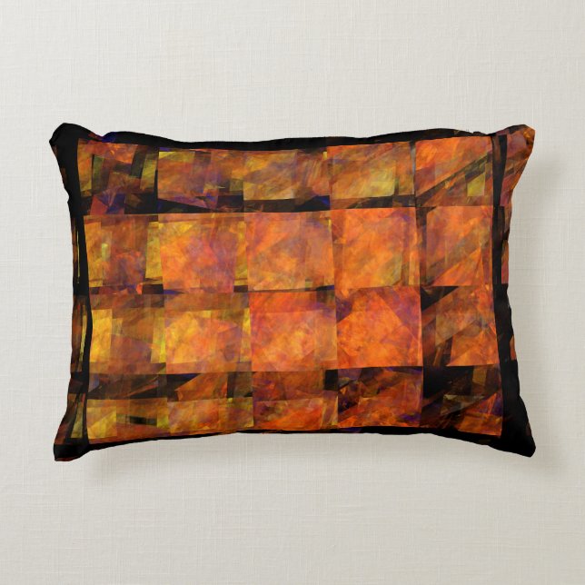 Le Coussin d'accent d'art Abstrait du mur (Devant)
