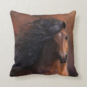 Le coussin de concepteur de cheval de Morgan
