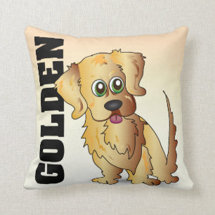 Le coussin de golden retriever