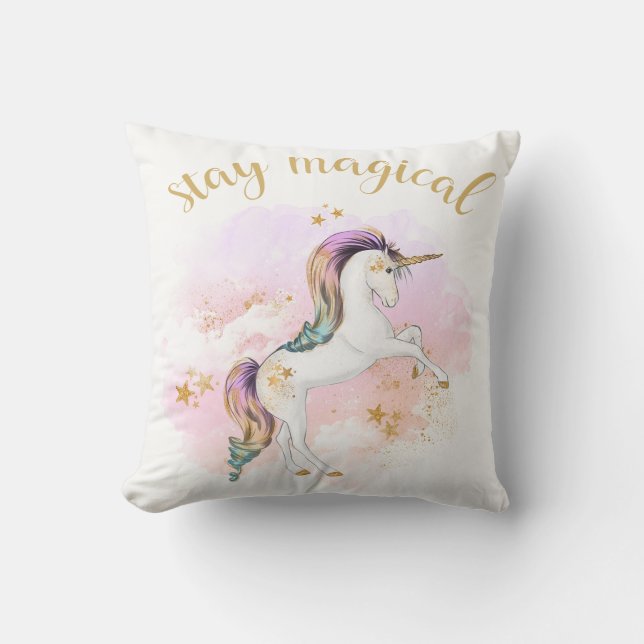 Le coussin de licorne d'arc-en-ciel, restent (Recto)