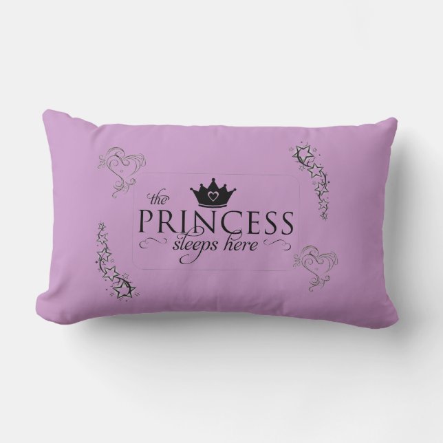Le coussin de princesse Sleeps Here (Recto)