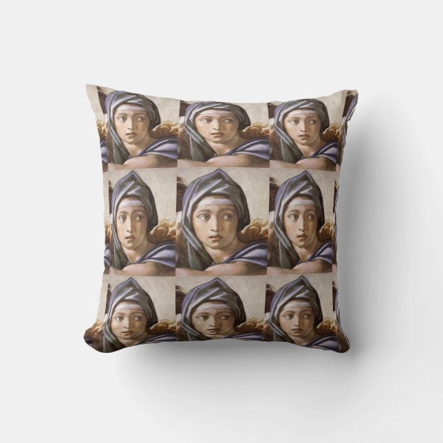 Le coussin Delphic de la sibylle de Michaël Angelo (Recto)