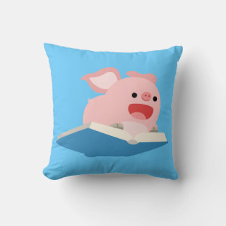 Le Coussin du livre volant et du dessin animé