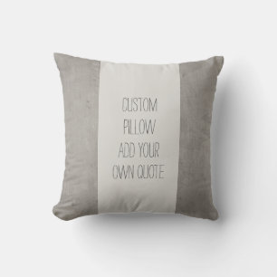 le coussin fait sur commande ajoutent votre propre