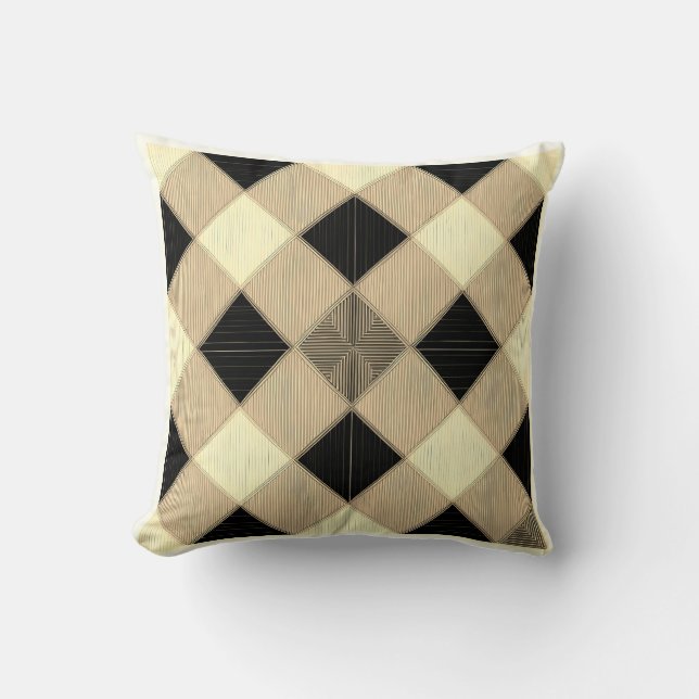 Le coussin moderne Check Art (Recto)