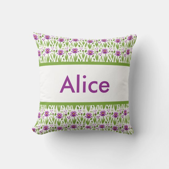 Le coussin personnalisé d'Alice (Recto)