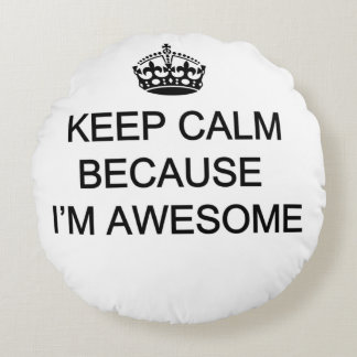 Le coussin rond de polyester (16") gardent le