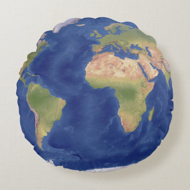 Le coussin rond du monde (Devant)