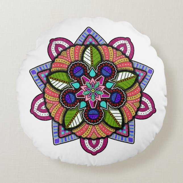 Le Coussin rond florissant 2023 (Devant)