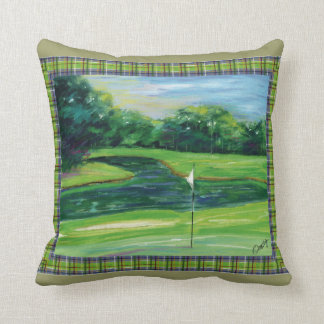 Le coussin vert