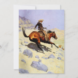 Le Cowboy par Remington, Cavalerie Militaire Vinta