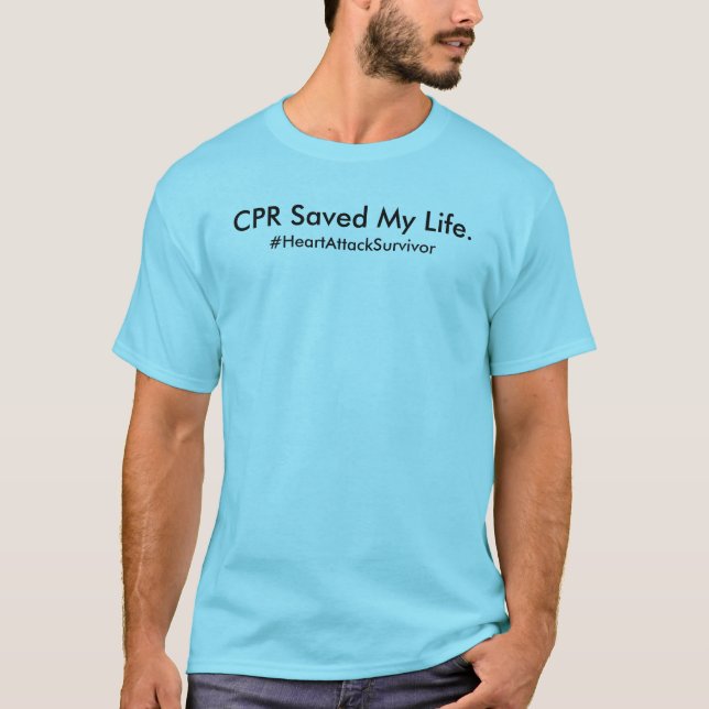 Le CPR a sauvé mon T-shirt de la vie (le mâle) (Devant)