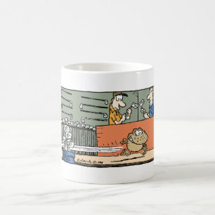 Le crapaud de marais ose la tasse de golf