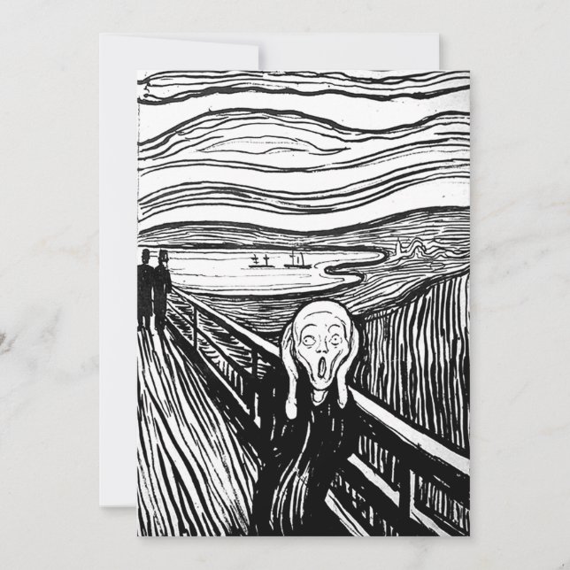 Le cri d'Edvard Munch (Devant)