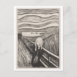 Le cri d'Edvard Munch, 1895 Carte postale