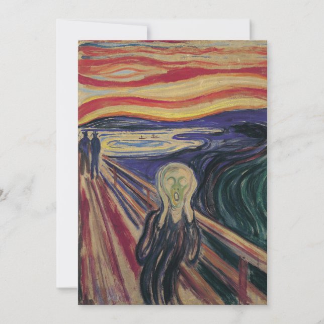 Le Cri d'Edvard Munch, Expressionnisme Vintage (Devant)