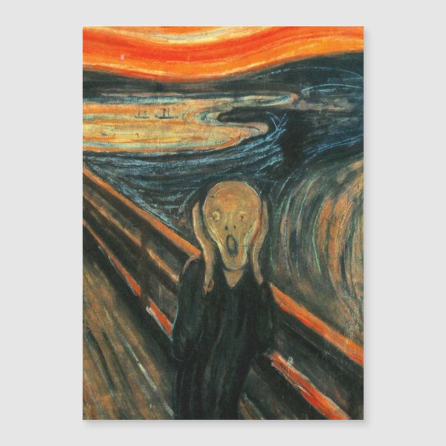 Le cri Edvard Munch Art Expressionniste Moderne (Devant)