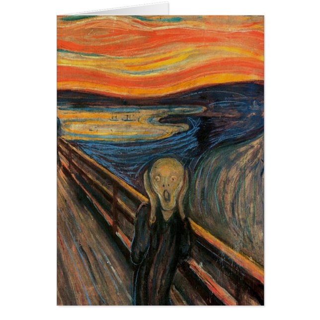 Le cri perçant par Edvard Munch (Devant)
