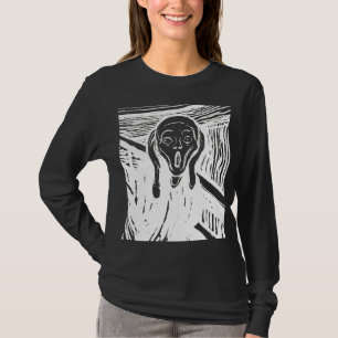 Le Cri – T-Shirt Art Edvard Munch (Inversé)