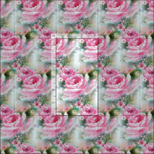 Le cru a inspiré le tissu rose de roses