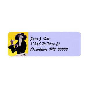 Le cru façonne des étiquettes de adresse de Mada